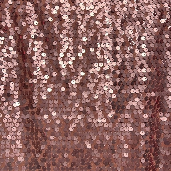 Gorgeous Fun Blush Pink Sequined Skirt Size L by DownEast - Picture 2 of 5